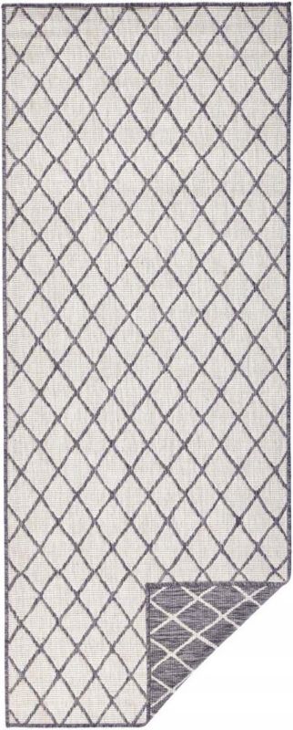 Chodnik Northrugs 80x350cm, dwustronny,sznurkowy płasko tkany na korytarz-przedpokój 1 szt.