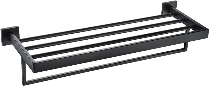 Półka na ręczniki Mexen Vox czarna 61,5cm x 14cm 4 szt.