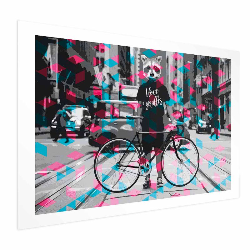 Plakat Artgeist Giraffes 90x60 cm bez ramy 1 szt