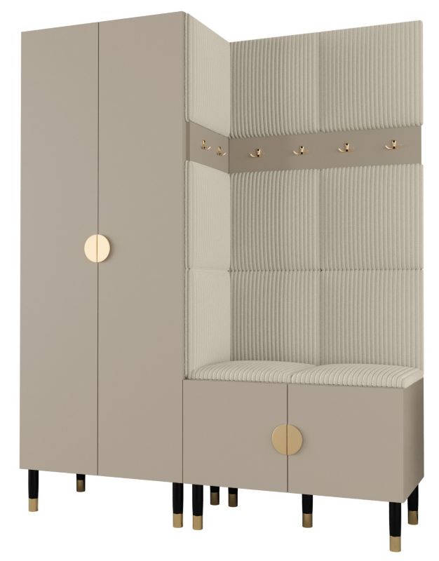 Garderoba do przedpokoju Abiks PALERMO 2 kaszmir+poso100 1szt.