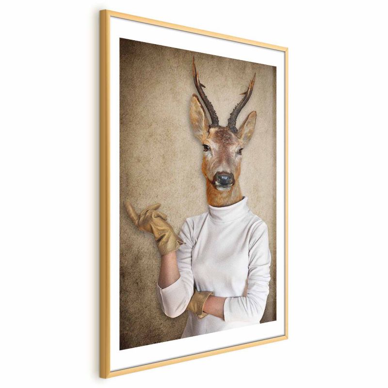 Plakat Artgeist Pani domu 40x60 cm z ramą złotą 1 szt