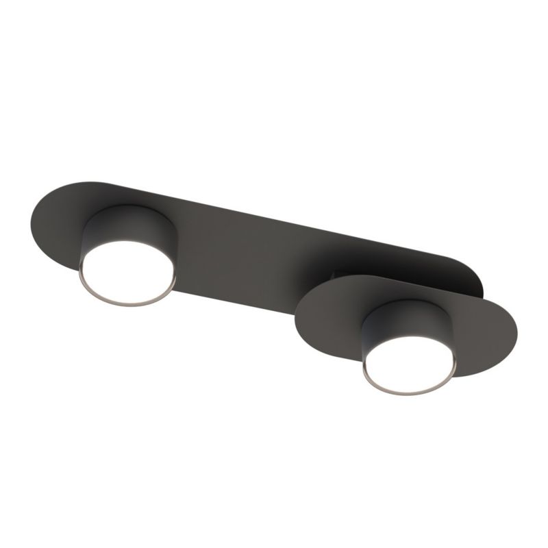 Lampa Sufitowa Emibig Stilo 2 Czarny reflektor plafon - 1szt.