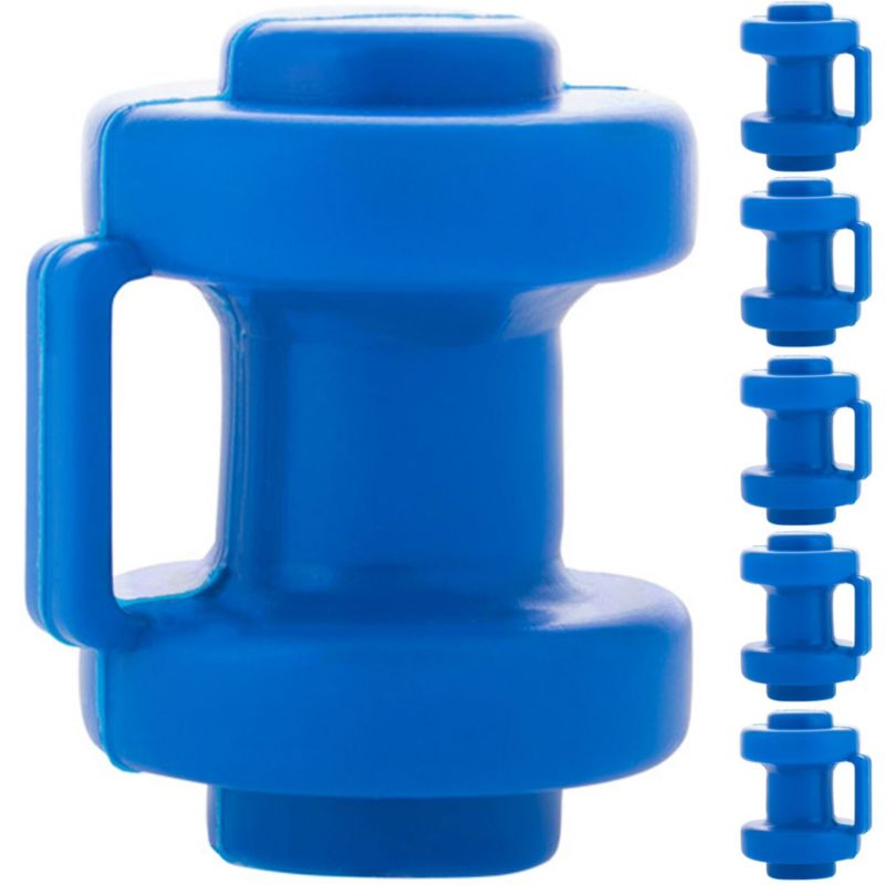 Grzybki do trampoliny Springos na słupki do mocowania niebieskie 6 szt.