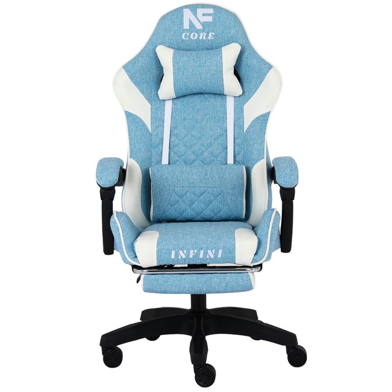 Fotel gamingowy Infini Core Light Blue/White 1szt