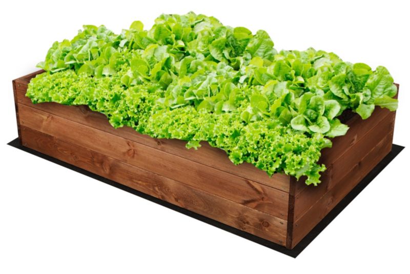 Warzywniak MODO24 grządka podwyższona brązowa impregnacja 27x120x100 cm 1 szt.