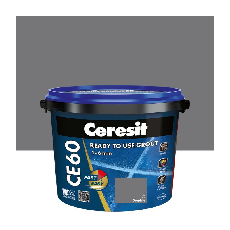 Fuga gotowa Ceresit CE60 grafitowa 2 kg