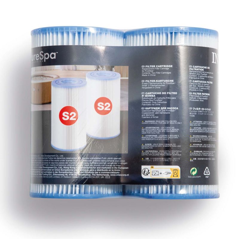 Filtr do pompy Pure Spa Jacuzzi Intex 20912 typ S2 wkład wymienny 2 szt.