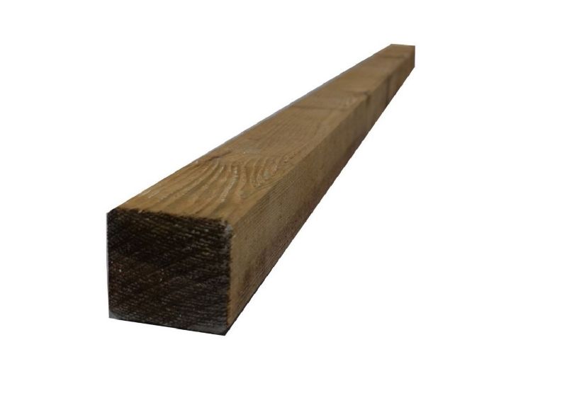 Kantówka strugana brąz Roma 7x7x180 cm 1szt.