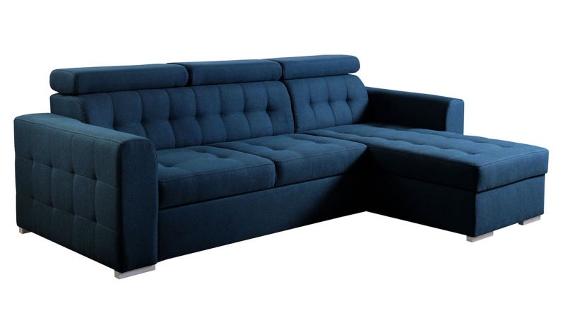 Narożnik z funkcją spania MIRJAN 24 Zara prawy z ruchomymi zagłówkami atlantycki 1 szt.