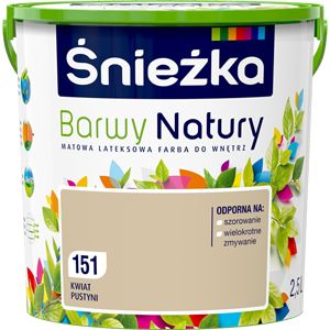 Farba Śnieżka Barwy Natury kwiat pustyni 2,5 l