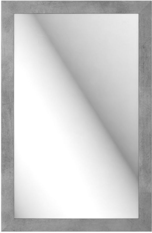 Lustro prostokątne Styler Lahti 72x47 cm beton, MDF, dekoracyjne 1 szt.