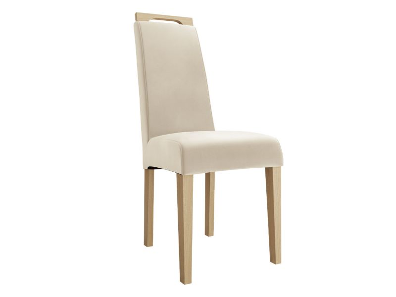 Krzesło MIRJAN 24 K79 buk/śmietankowy aksamit 1 szt.