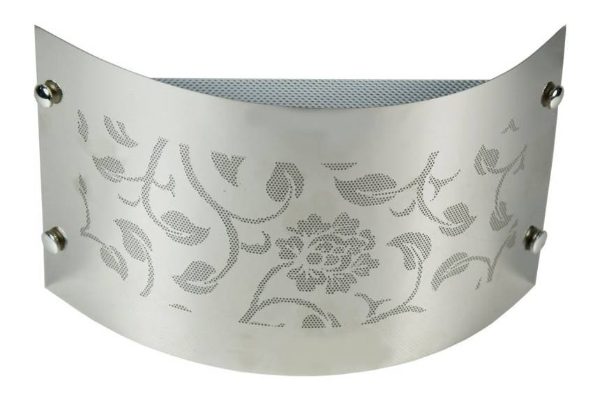 Chromowy kinkiet metalowy lampa ścienna 1 punkt światła ALUNO 40W E14