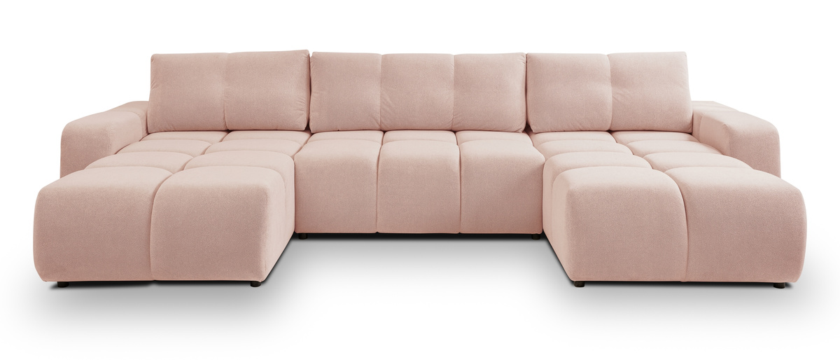 Rozkładany narożnik do salonu w kształcie U z funkcją spania SAVINO