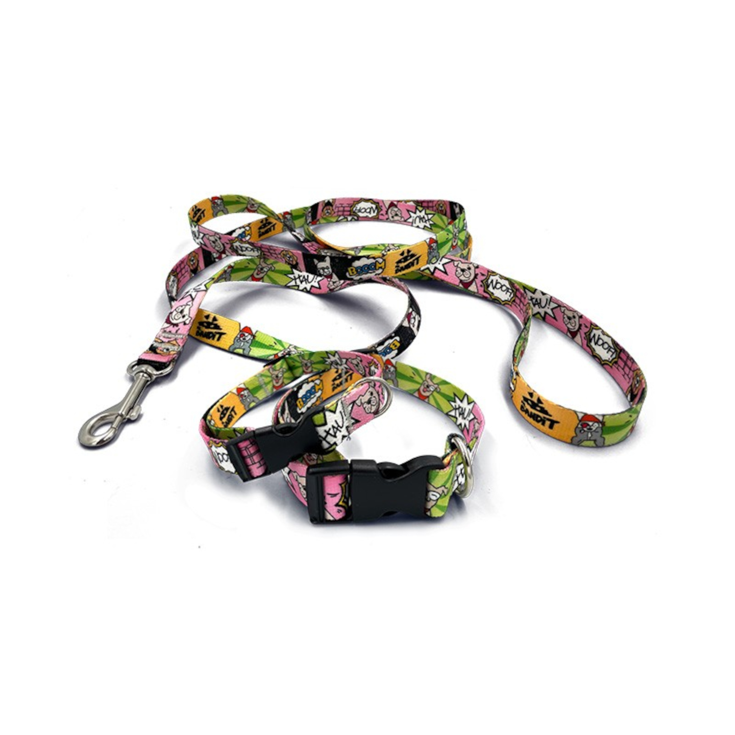 Zestaw Mr. Bandit obroża + smycz dla małych psów - przysmak GRATIS