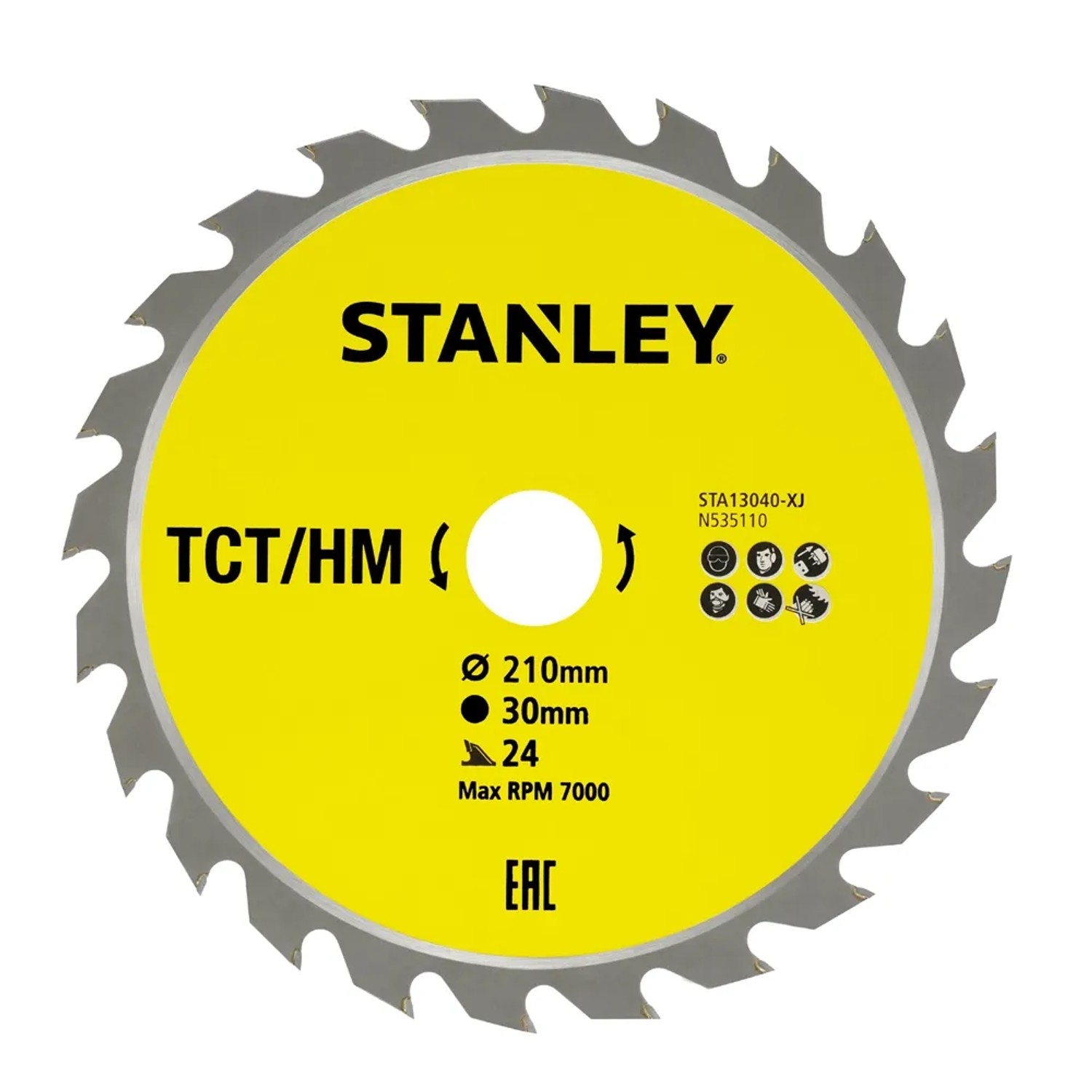 Stanley Tarcza zębata TCT/HM 210 x 30 mm 24 zęby
