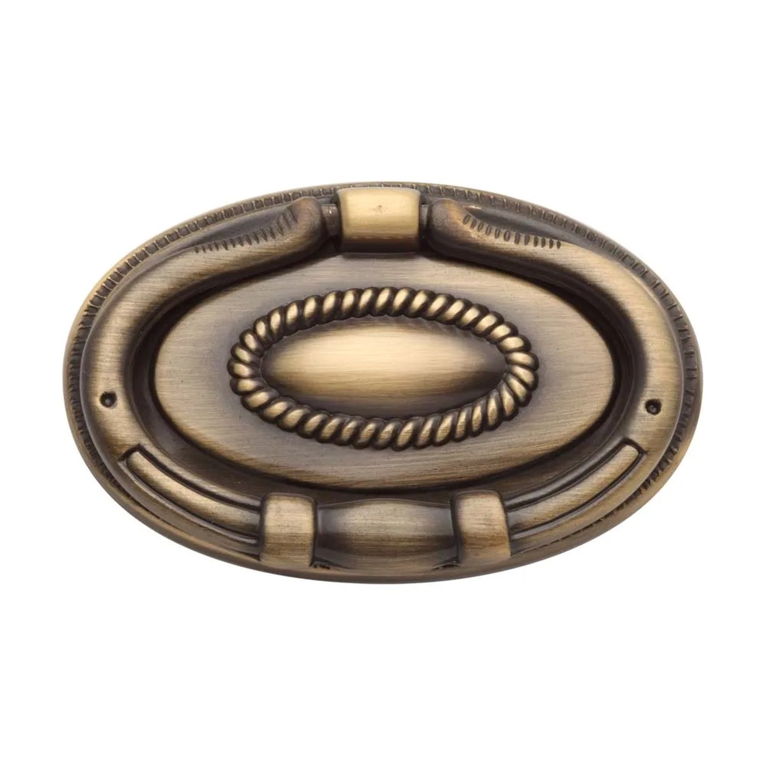 GAMET Kołatka meblowa mosiądz antyczny 46 mm