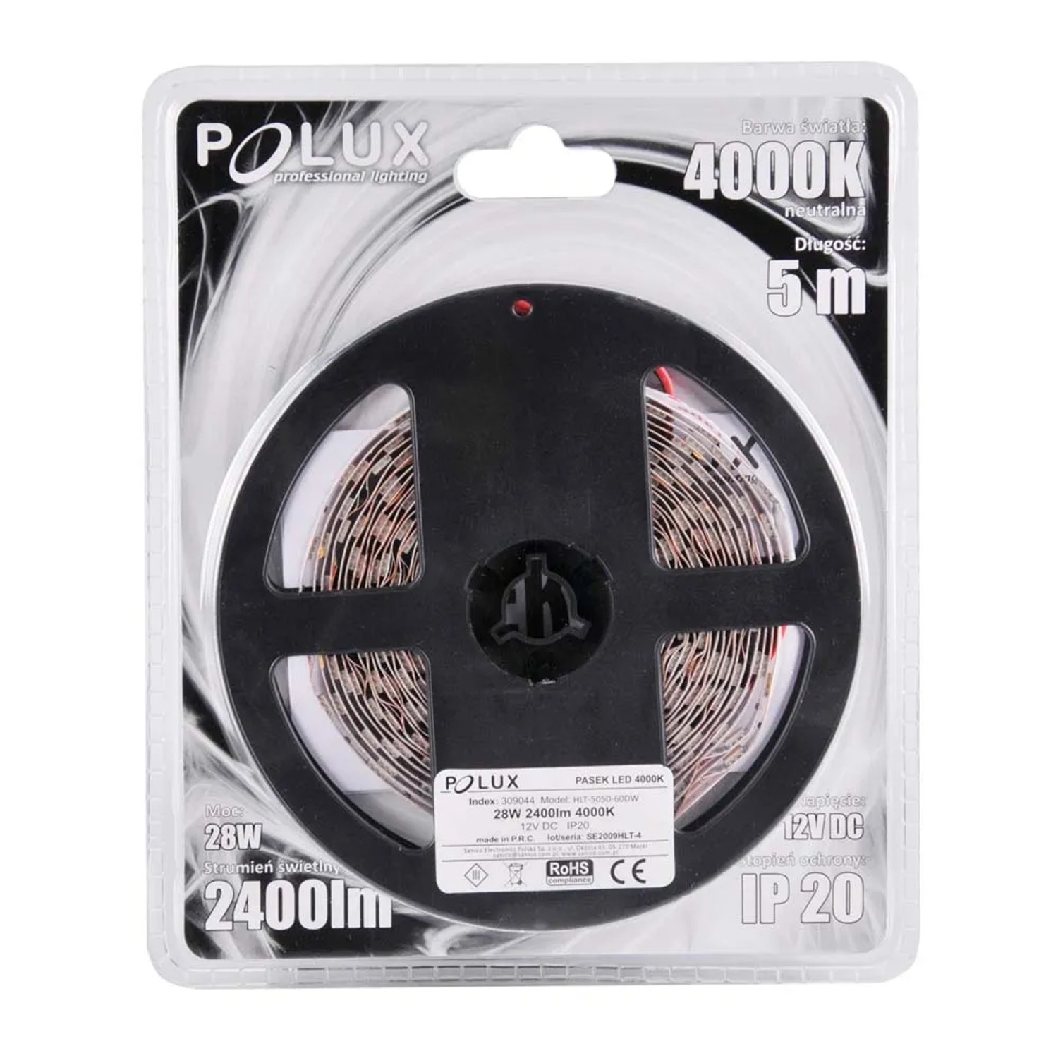 Polux Taśma LED 5m 28W 4000K 2900lm