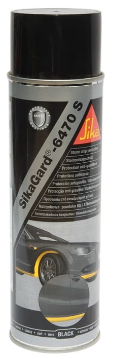 SZYBKOSCHNĄCA OCHRONNA POWŁOKA DO PODWOZI W AEROZOLU SIKAGARD 6470 CZARNY 12 x 500ml