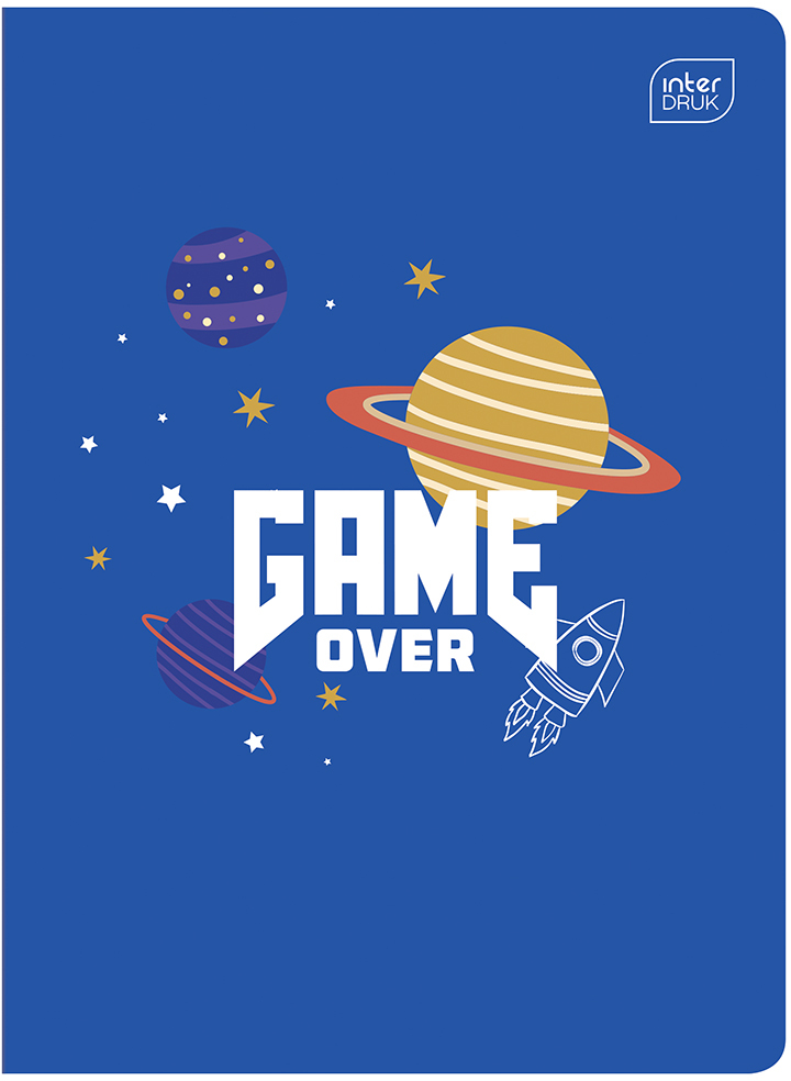 Zeszyt w wąskie linie Interdruk UV Boys, A5, 32 kartki, mix wzorów