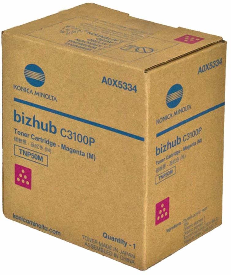 Toner Konica Minolta A0X5354 (TNP50M), 5000 stron, magenta (purpurowy)