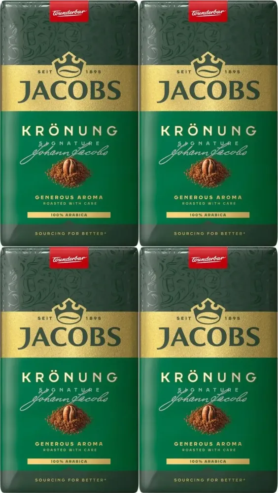 4x Kawa mielona Jacobs Kronung, 500g