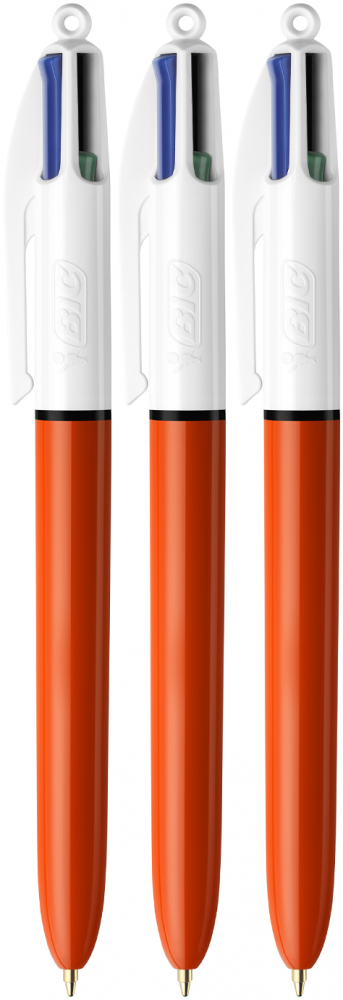 3x długopis automatyczny Bic, 4 Colours, 4 wkłady, 0.8mm, mix kolorów