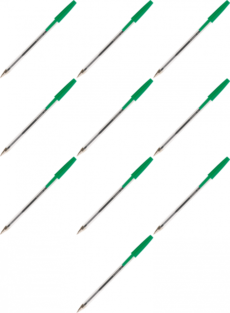 10x Długopis Q-Connect, 0.7mm, zielony