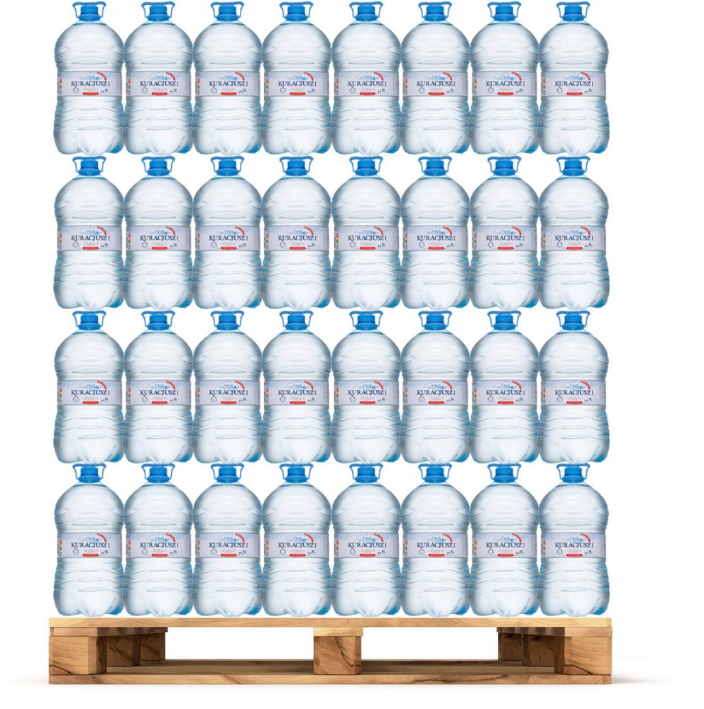 108x Woda niegazowana Kuracjusz Beskidzki, 5l, butelka PET