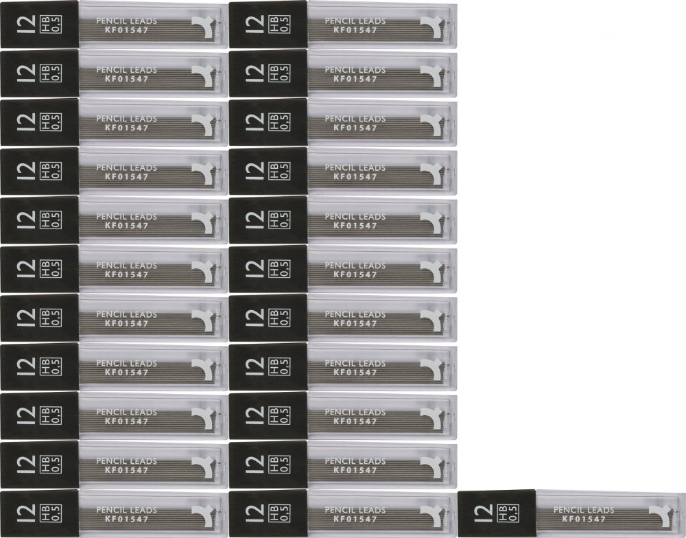 24x Grafity ołówkowe Q-connect, 0.5mm, HB