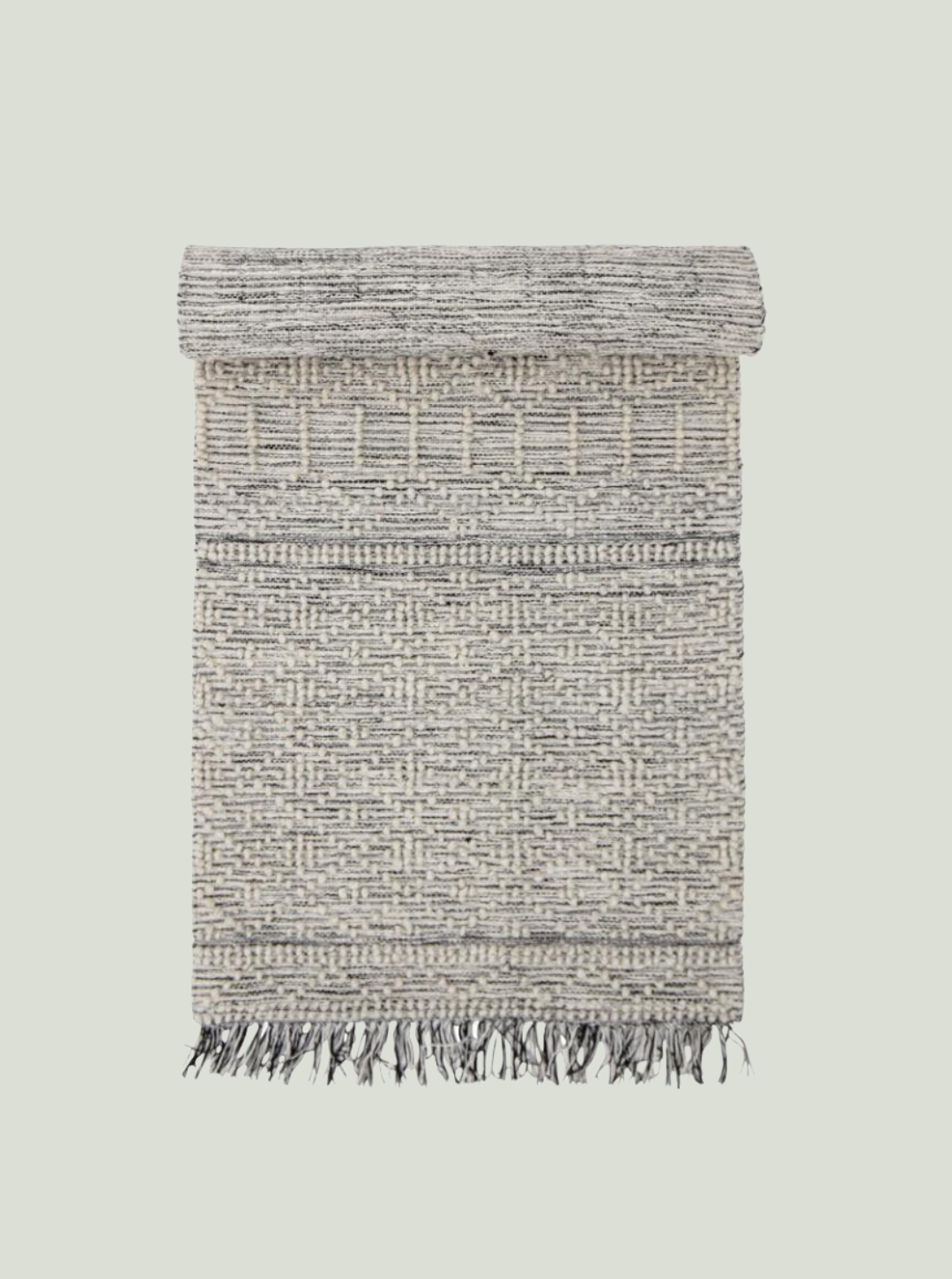 Dywan Maisy, szary, poliester Bloomingville