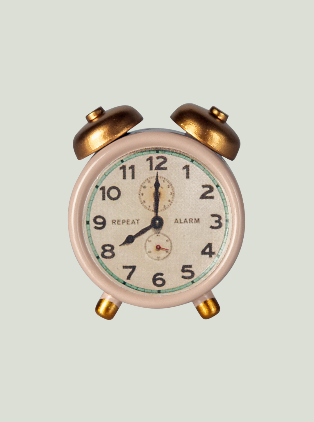 MAILEG Miniaturowy budzik dla myszek, puder