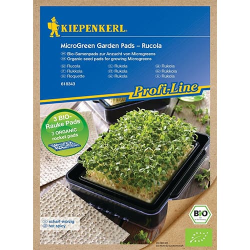 1 szt, BIO Microgreen Pads Rucola (Nachfüllpads) - Samen: Ilość w opakowaniu: 1 Stück