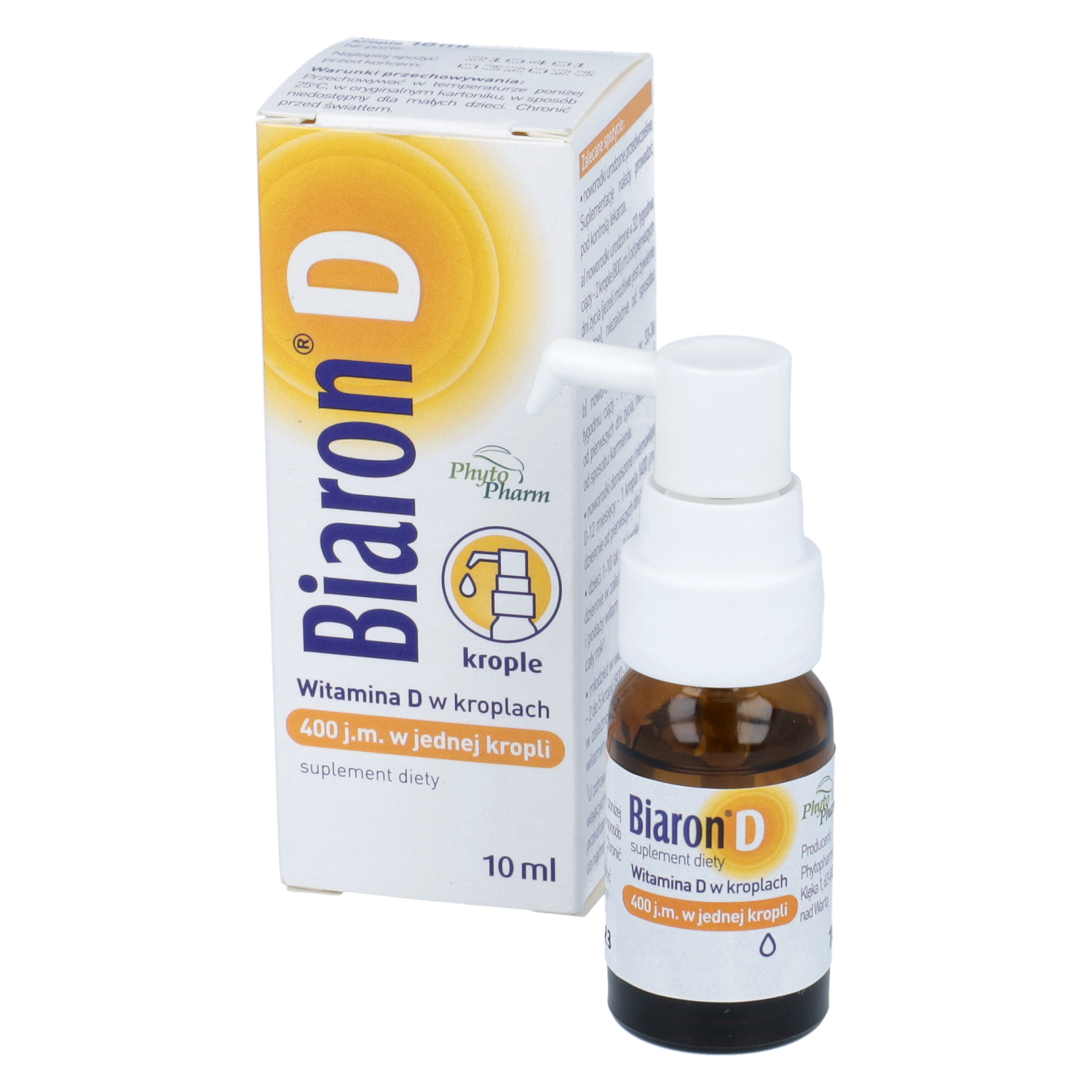 Biaron d400, krople, 10 ml (data ważności: 30.04.2026)