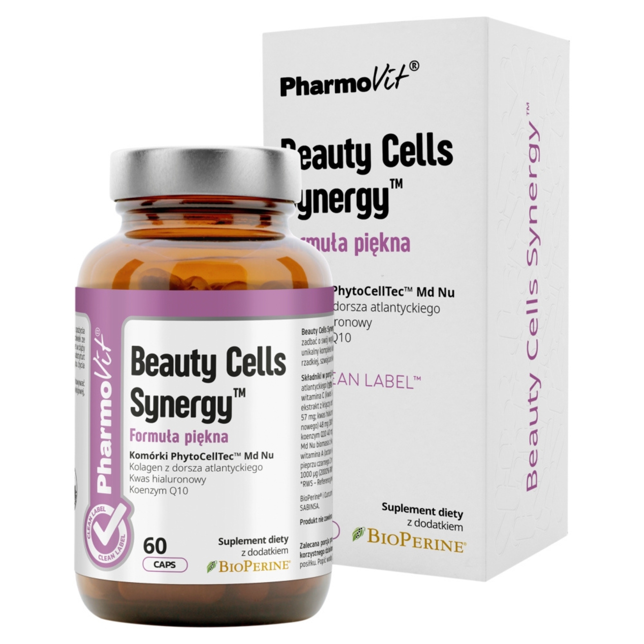 Pharmovit - beauty cells synergy formuła piękna, 60 kapsułek