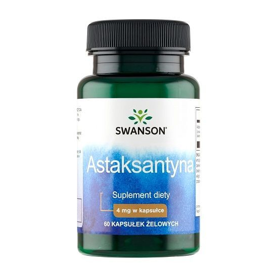 Swanson astaksantyna 4mg - kapsułki, 60 sztuk