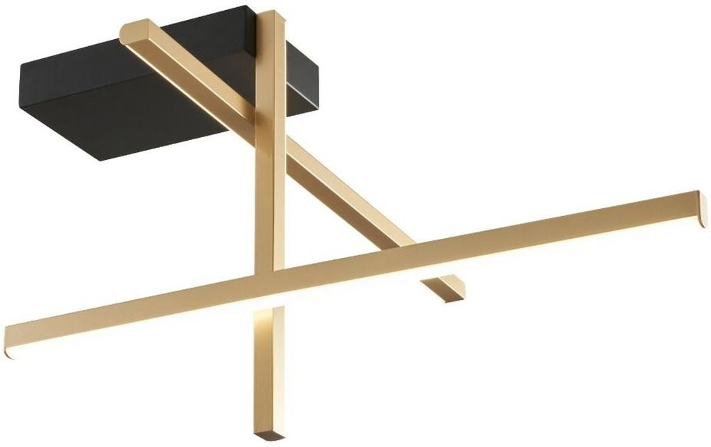 Zuma Line Edge lampa podsufitowa 1x25 W LED złoty/czarny 22008C3-BK/GD