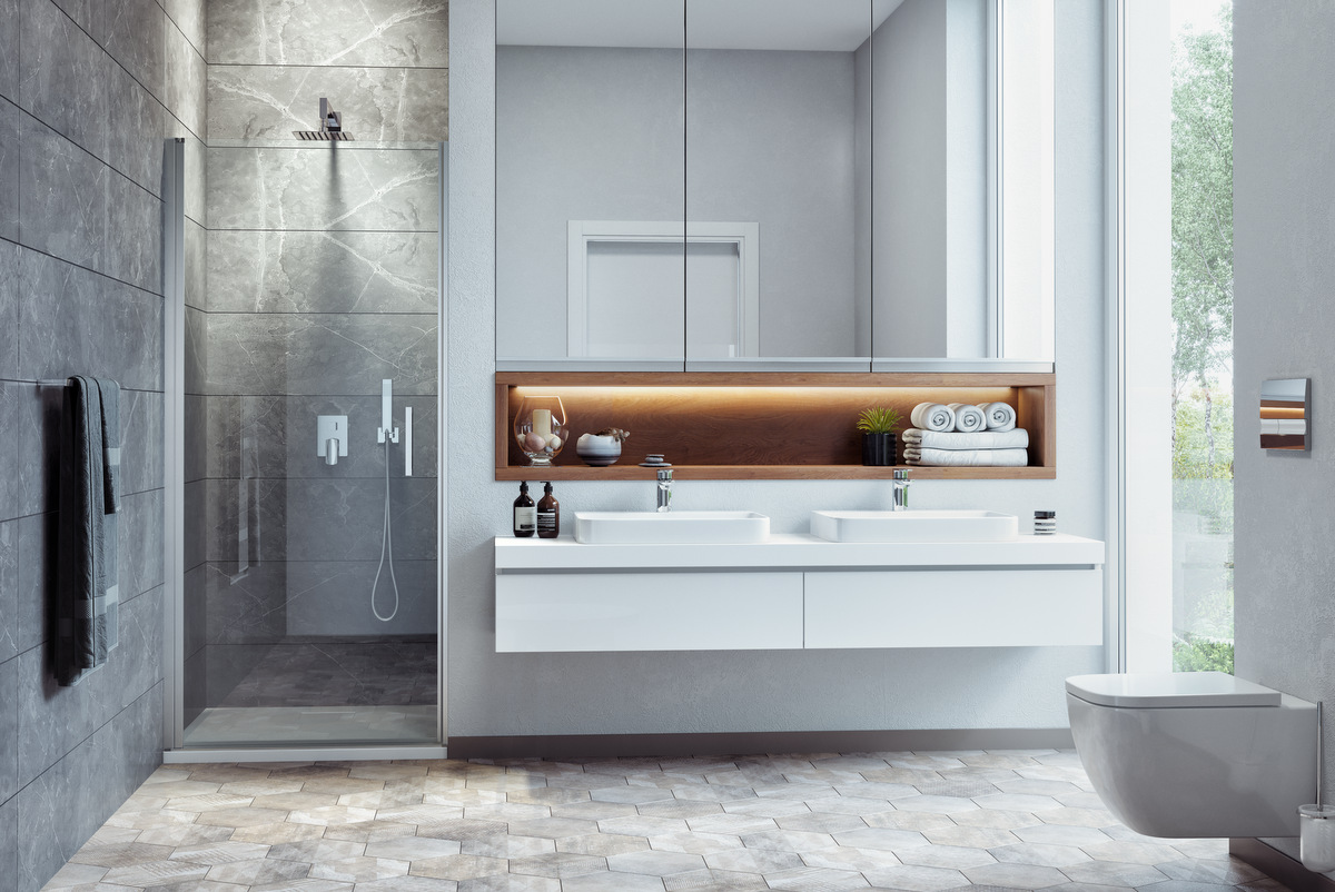 Excellent Mazo drzwi prysznicowe 90 cm uchylne KAEX,3005,1010,9000,LP