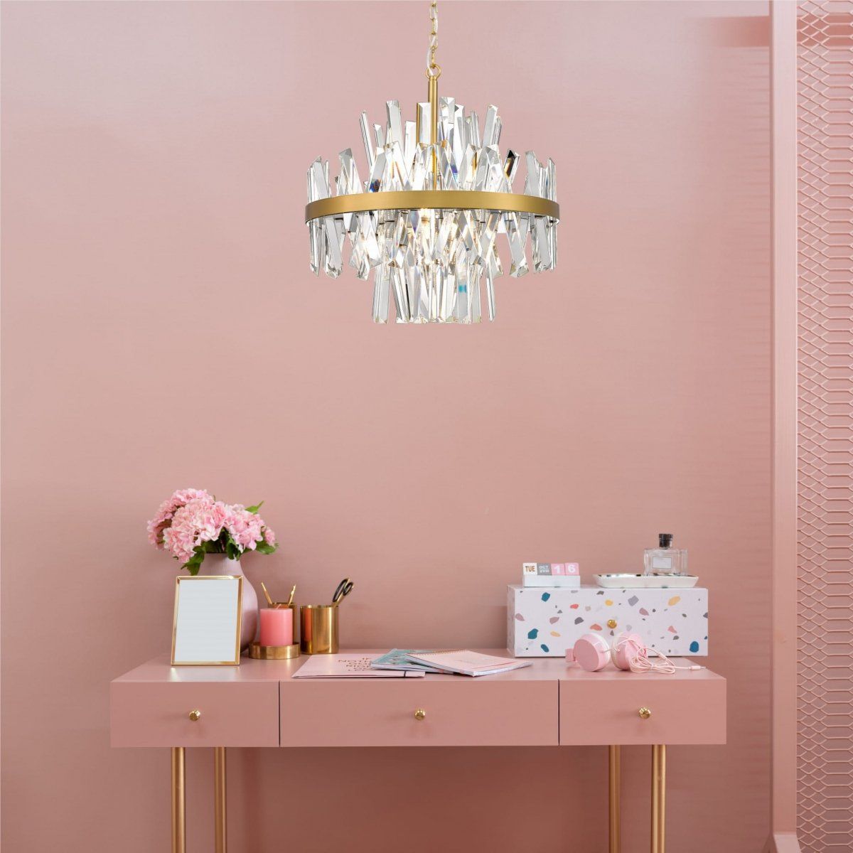 Zuma Line Constantinople lampa wisząca 8x28 W biała P0567-08C-7GAC