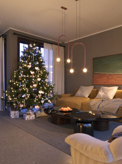 MaxLight Enigma lampa wisząca 2x2 W czerwona P0523