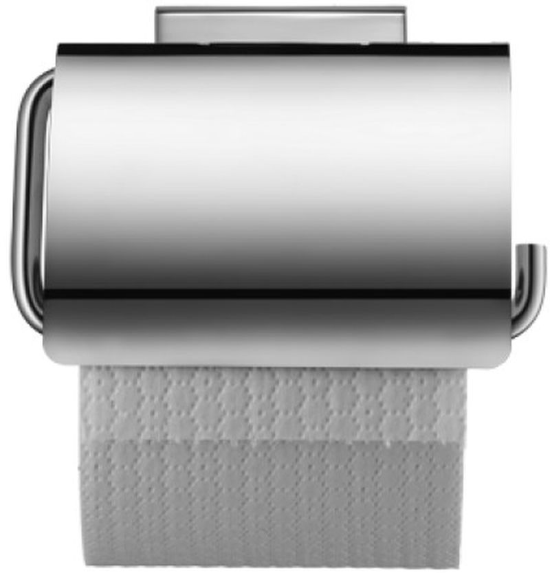 Duravit Karree uchwyt na papier toaletowy z pokrywą chrom 0099551000