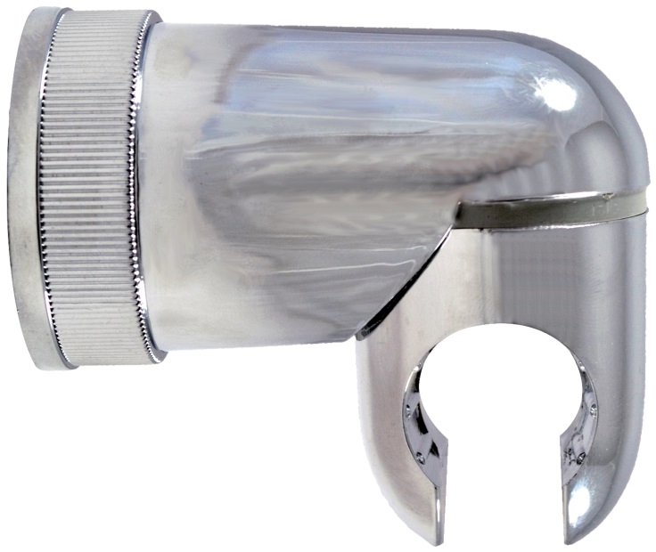 Invena uchwyt prysznicowy ścienny punktowy chrom AU-00-P01