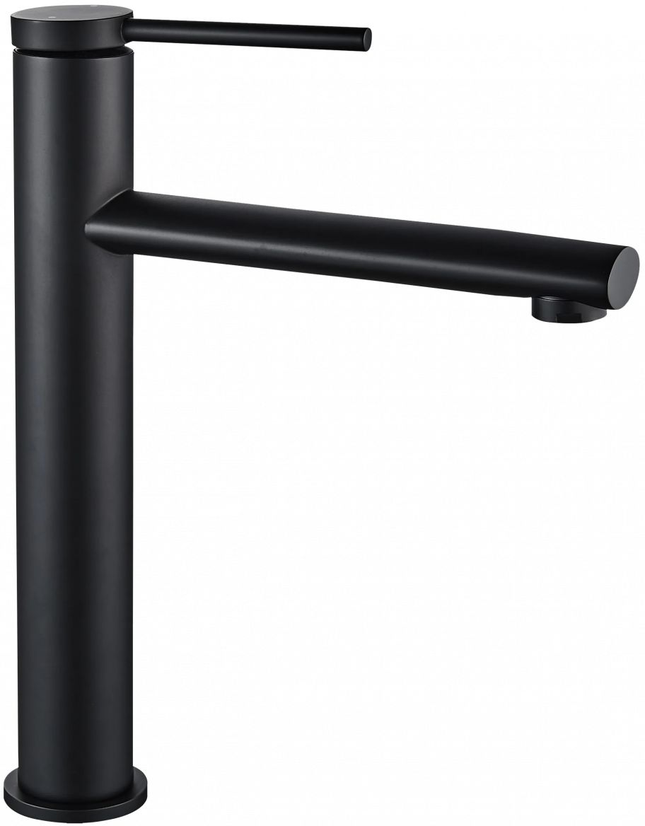 Rea Oval bateria umywalkowa stojąca wysoka czarny mat REA-B6511 - Wysyłka w 24h