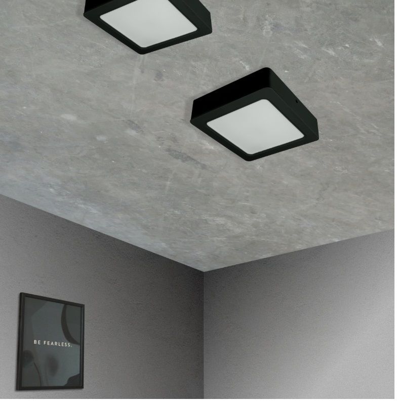 DPM plafon 1x18 W czarny CL9-S-18W-B