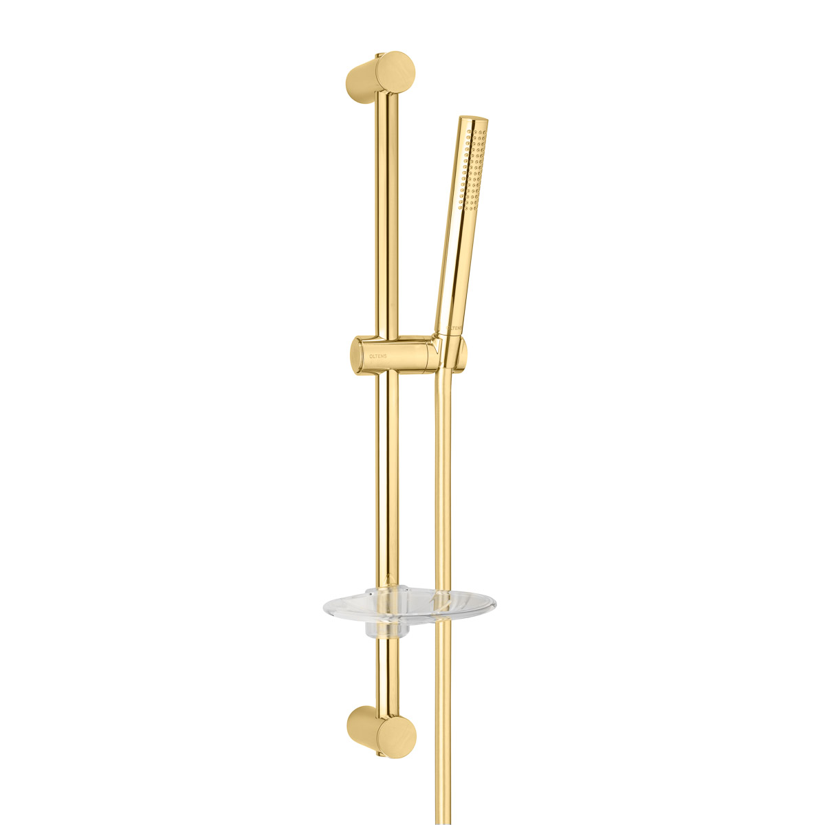Oltens Ume Alling 60 zestaw prysznicowy z mydelniczką złoty połysk 36006800 - Wysyłka w 24h