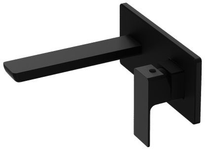 LaVita Aquila bateria umywalkowa podtynkowa czarny mat