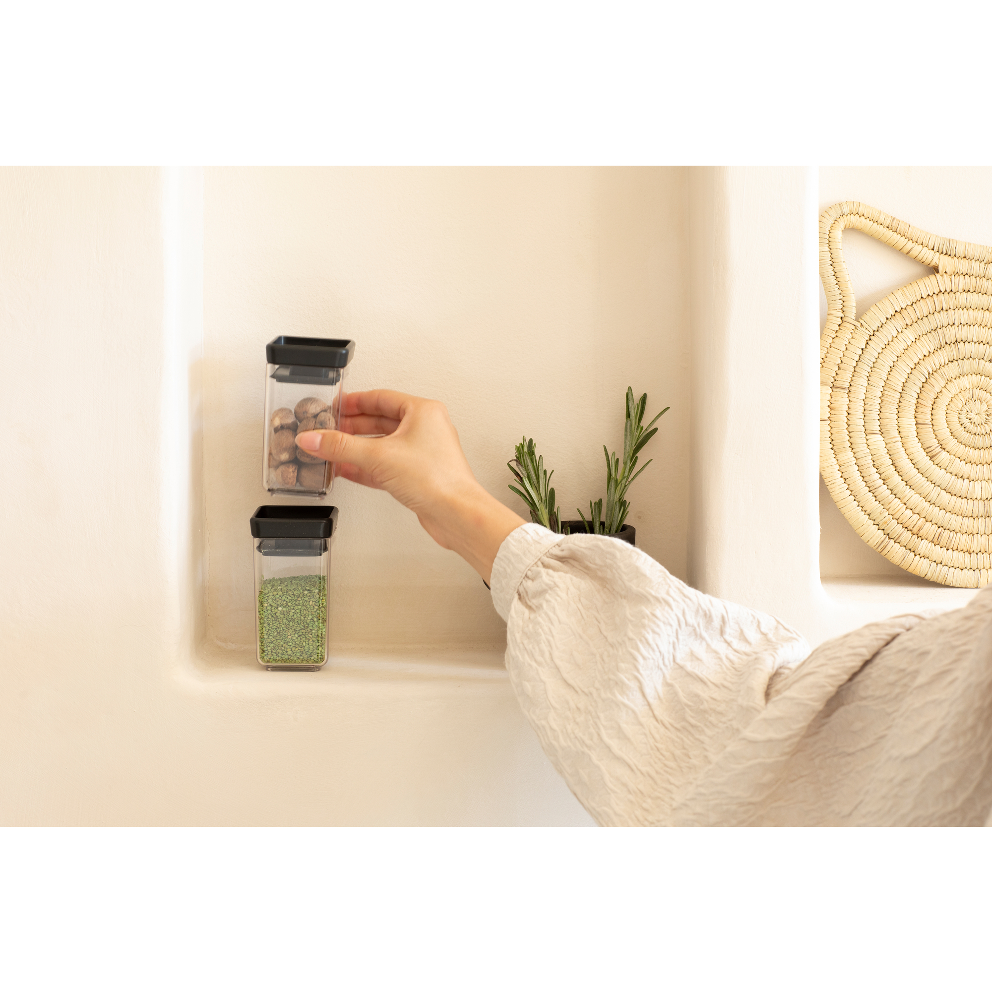 Brabantia Tasty+ zestaw pojemników 2 szt do przechowywania 101137