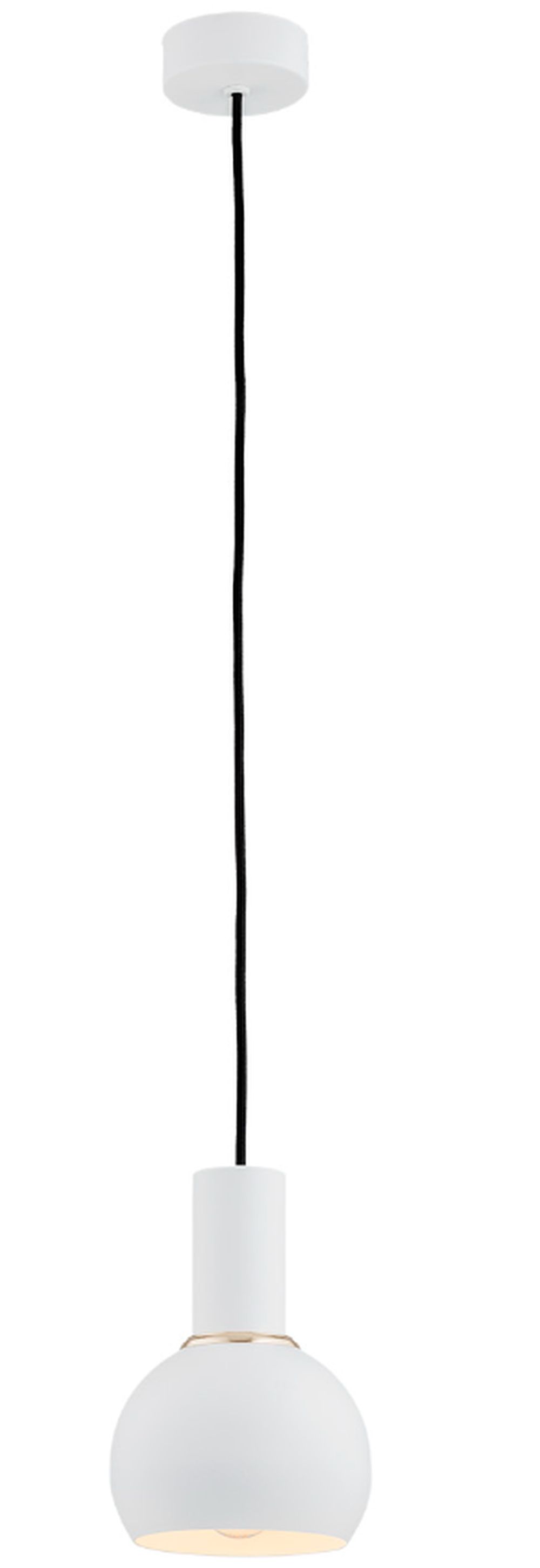 Argon Sines lampa wisząca 1x15W biały/mosiądz 4215