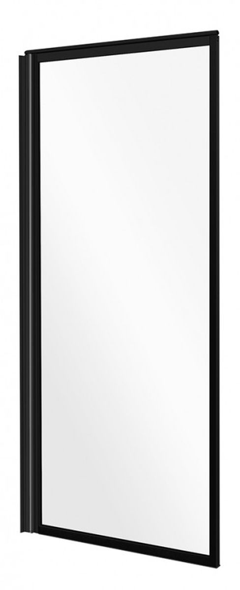 Besco Enzo parawan nawannowy 70x140 cm czarny mat/szkło przezroczyste PEB-1S