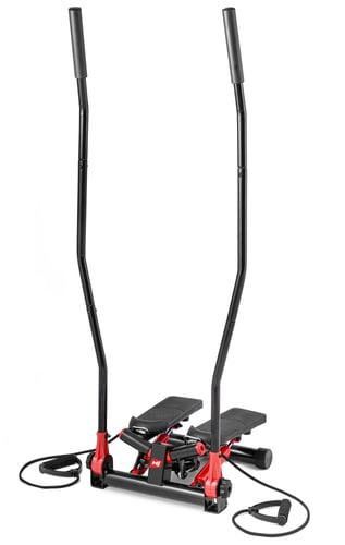 Stepper skrętny z ramionami HS-045S Slim czerwony